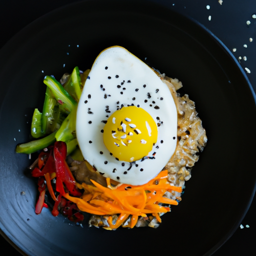 Bibimbap – korejská směs rýže a zeleniny